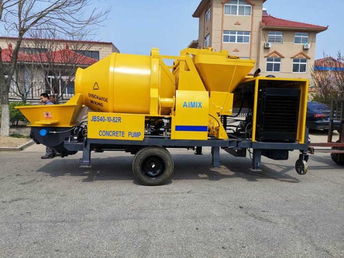 mobile concrete pump for sale