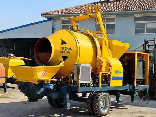 ABJZ30C diesel concrete mixer pump