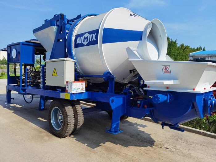 concrete pump mixer