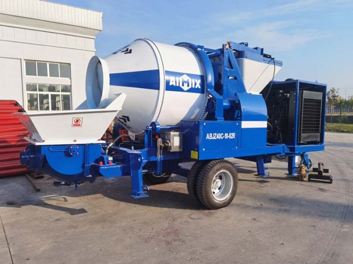 Mobile Concrete Mixer and Pump