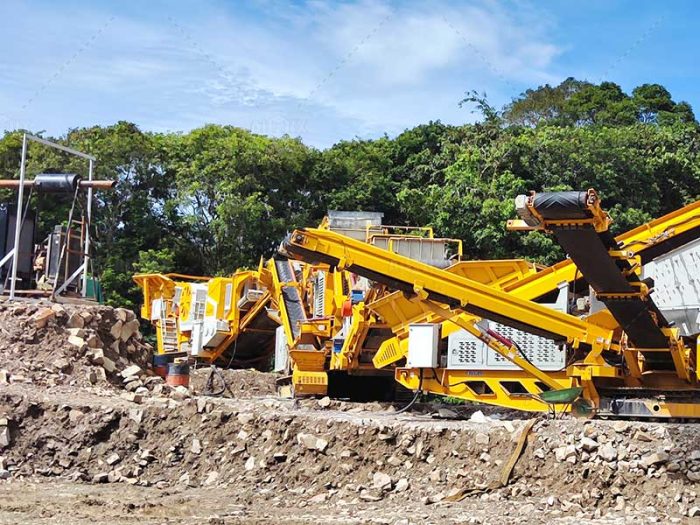 150TPH Mobile crusher