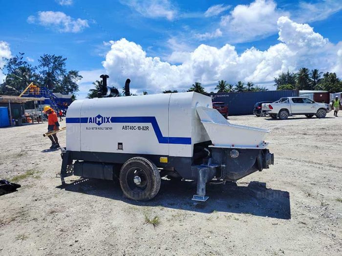 small concrete pumps