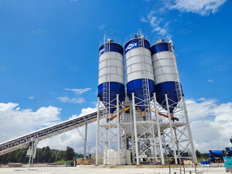 concrete batching plant machine